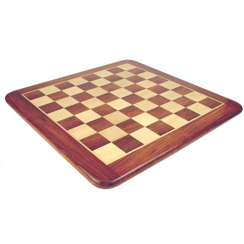 Supreme Classic Schachbrett-Set aus Goldrosenholz und Ahorn & Schachspiel aus Goldrosenholz – Bild 3