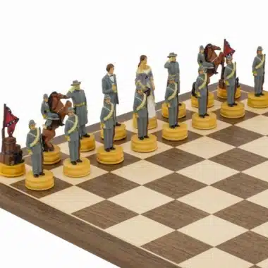 Schachspiel aus Harz "Sezessionskrieg zweite Ausgabe"