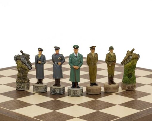 Schachspiel aus Kunstharz "Hitler vs. Roosevelt".