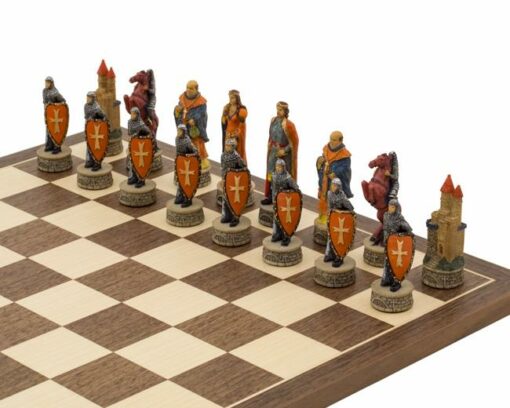 Schachspiel aus Harz "Robin Hood"