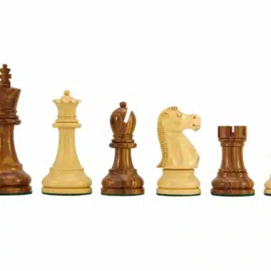 Staunton Jacob Knight Schachspiel aus Sheeshamholz und Buchsbaumholz