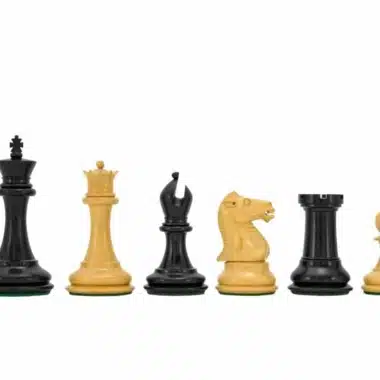 Staunton Schachspiel aus Buchsbaumholz & Buchholz Ebonisiert Sovereign Serie