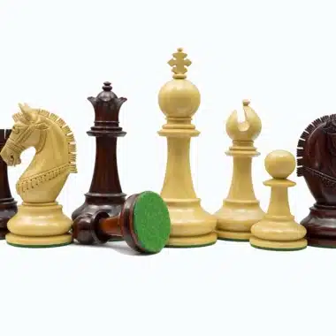 Schachspiel La Valletta aus Buchsbaumholz und Rotholz
