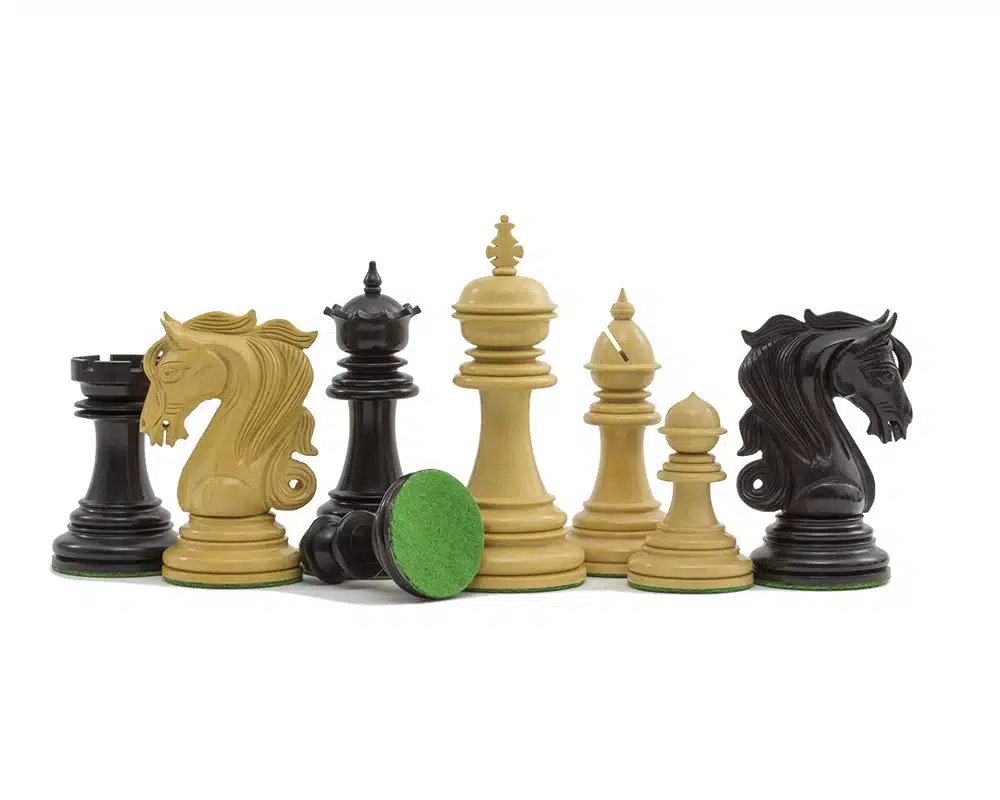 Schachspiel Kingsgate aus Ebenholz und Buchsbaum – Bild 2