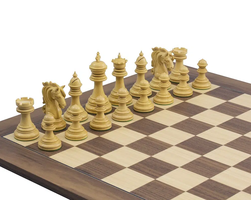 Schachspiel Kingsgate aus Ebenholz und Buchsbaum – Bild 6