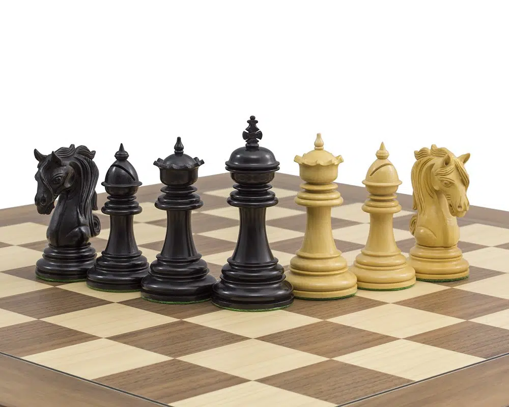 Schachspiel Kingsgate aus Ebenholz und Buchsbaum – Bild 7