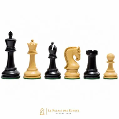 Schachspiel Serie Leningrad aus Buchsbaumholz und ebonisiertem Buchsbaumholz