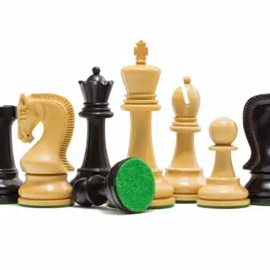 Schachspiel Serie Leningrad aus Buchsbaumholz und ebonisiertem Buchsbaumholz