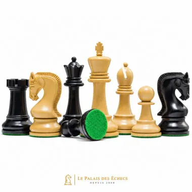 Schachspiel Serie Leningrad aus Buchsbaumholz und ebonisiertem Buchsbaumholz