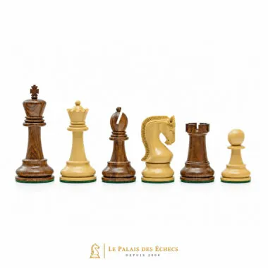 Schachspiel Leningrader Serie aus Sheeshamholz und Akazienholz