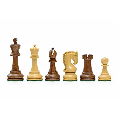 Schachspiel Leningrader Serie aus Sheeshamholz und Akazienholz