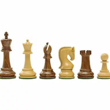 Schachspiel Leningrader Serie aus Sheeshamholz und Akazienholz