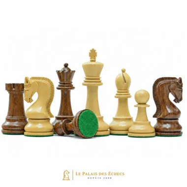 Schachspiel Leningrader Serie aus Sheeshamholz und Akazienholz