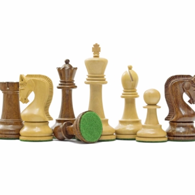 Schachspiel Leningrader Serie aus Sheeshamholz und Akazienholz