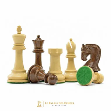 Schachspiel Leningrader Serie aus Sheeshamholz und Akazienholz