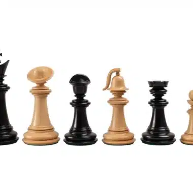 Schachspiel Staunton Griechische Serie aus Ebenholz und Buchsbaumholz