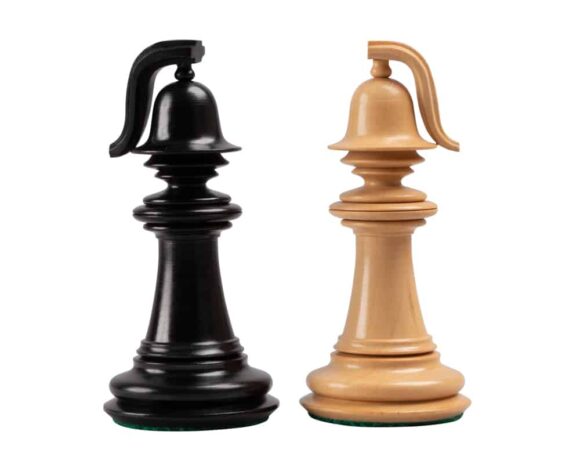 Schachspiel Staunton Griechische Serie aus Ebenholz und Buchsbaumholz