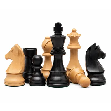 Schachspiel Down Head aus Buchsbaumholz und entkerntem Buchsbaumholz