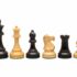 Englisches Schachspiel aus Buchsbaumholz und ebonisiertem Buchsbaumholz