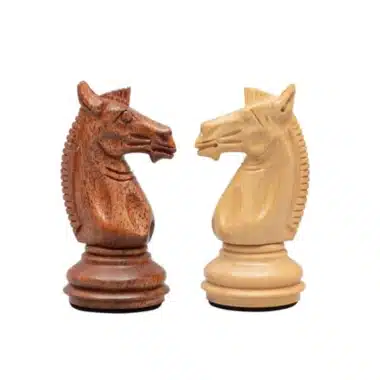 Italienisches Schachspiel Trapani aus Akazienholz und Buchsbaumholz