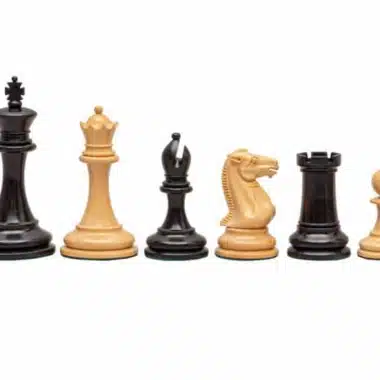 Rochester Schachspiel aus Buchsbaum- und Ebenholz