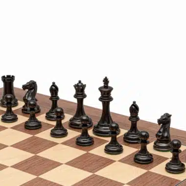 Rochester Schachspiel aus Buchsbaum- und Ebenholz