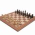 Klassisches Schachspiel Windsor - Schachbrett aus Mahagoni und Birke & Figuren aus Buchenholz und Ebenholz