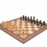 Schachspiel Rochester - Schachbrett aus Walnuss- und Ahornholz & Figuren aus Buchsbaum- und Ebenholz