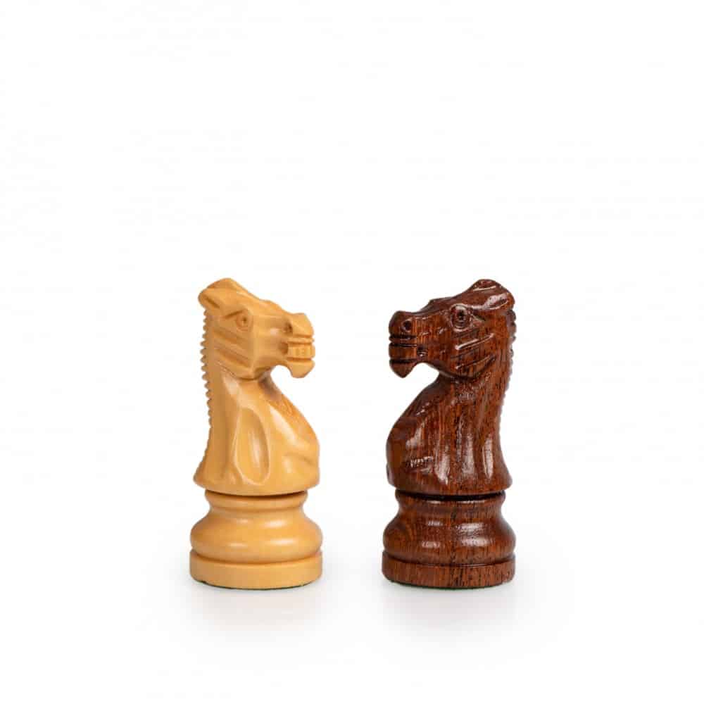 Magnetisches Reise-Schach- und Dame-Spiel - Schachbrett aus Holz & Schach- und Damefiguren aus Holz – Bild 12