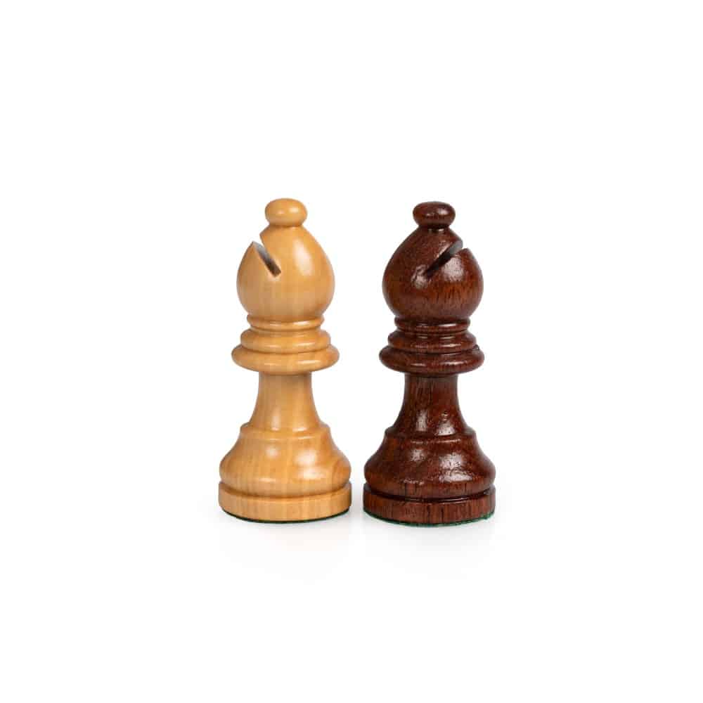 Magnetisches Reise-Schach- und Dame-Spiel - Schachbrett aus Holz & Schach- und Damefiguren aus Holz – Bild 11
