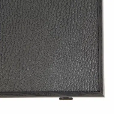 Pokerset - Schwarze Holzschatulle mit schwarzem Kunstlederdeckel – Bild 6