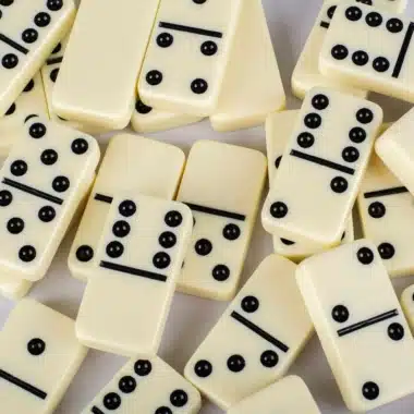 Domino-Set - Lupo-Maserholz-Kiste – Bild 4