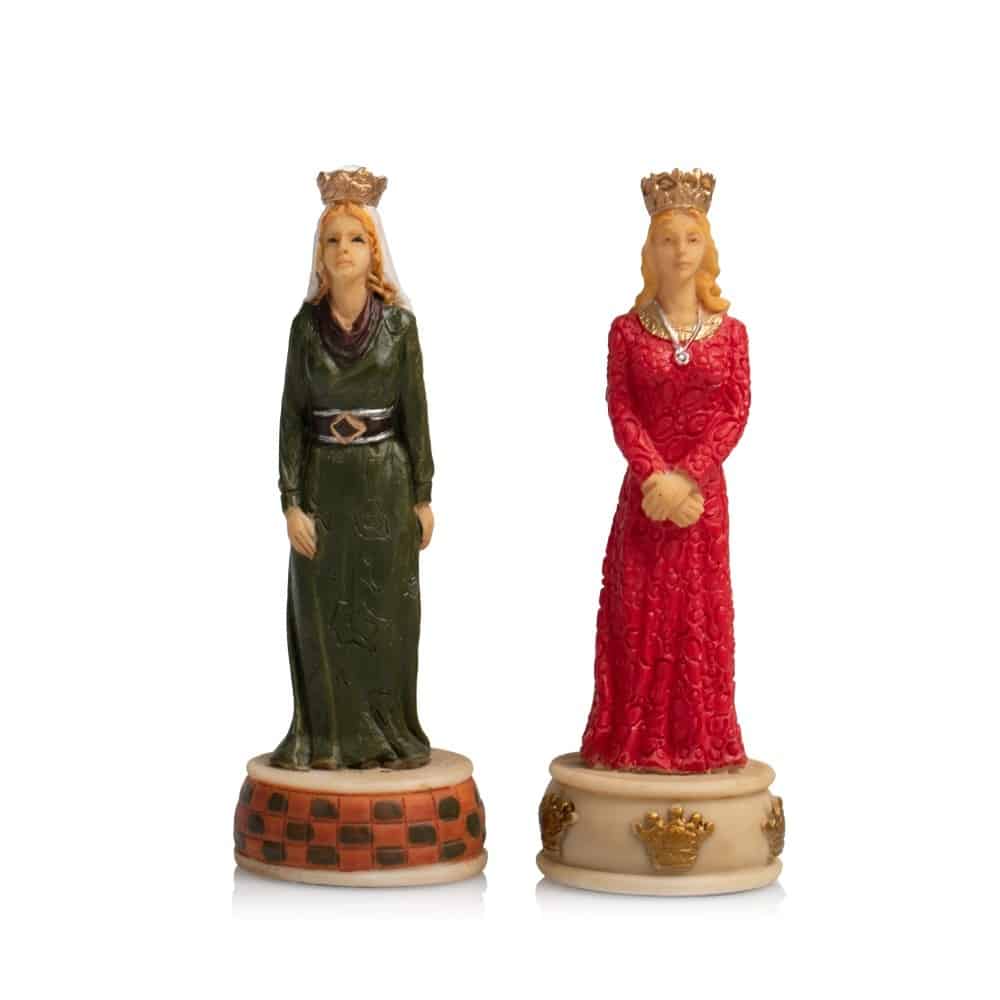 Schachspiel Unabhängigkeitskrieg von Schottland aus Harz & Schachbrett aus Kunstleder – Bild 20