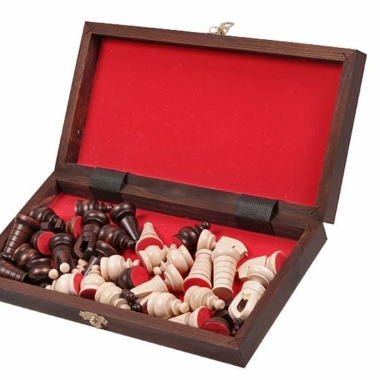 Alternative view of Kleines Faltbares Reise-Schachspiel aus Holz