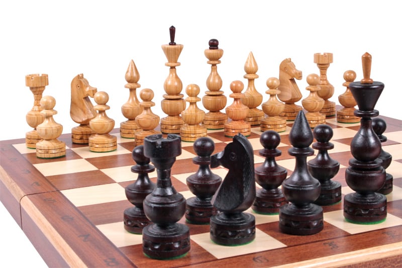 Großes Falt-Schachspiel mit Aufbewahrung – Bild 4