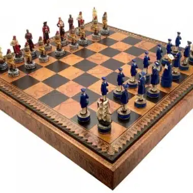 Alternative view of Piraten-Schachfiguren und Schachbrett aus Kunstleder mit Stauraum