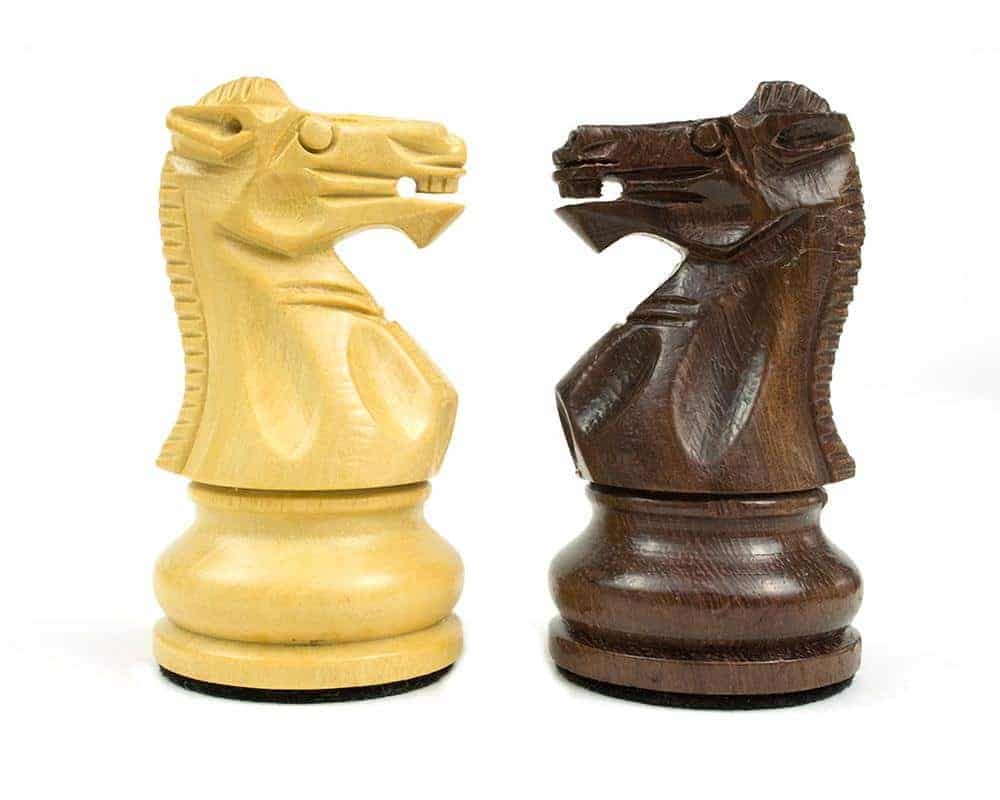 Staunton Schachspiel mit alphanumerischem Schachbrett – Bild 6