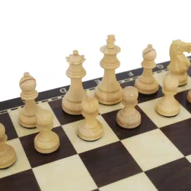 Alternative view of Staunton Schachspiel mit alphanumerischem Schachbrett