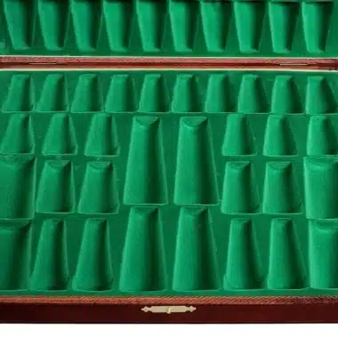 Schachfiguren Aufbewahrungsbox aus Holz Staunton - Höhe des Königs 9 cm – Bild 5