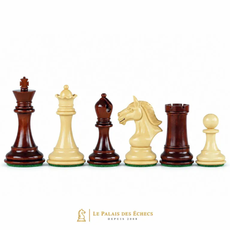 Pieces d'Echecs Acacia Indien et Buis