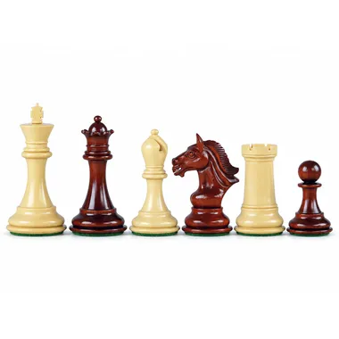 Pieces d'Echecs Acacia Indien et Buis