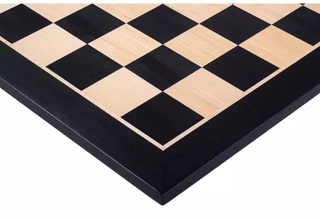 Jeu d'Échecs de Tournoi Chevalier Allemand en Acacia et Buis Hauteur de Roi de 9 cm