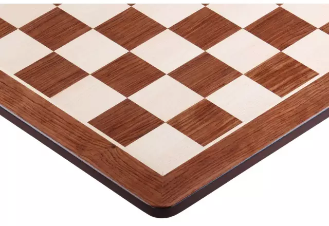Ensemble Jeu d'Échecs de Tournoi en Bois d'Acacia et Buis