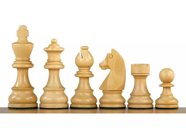 Ensemble Jeu d'Échecs de Tournoi en Bois d'Acacia et Buis