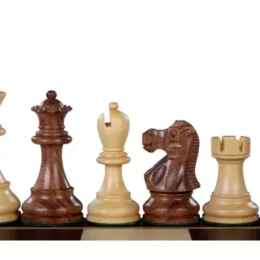 Pièces d'Échecs Reykjavik en Bois de d'Acacia et Buis