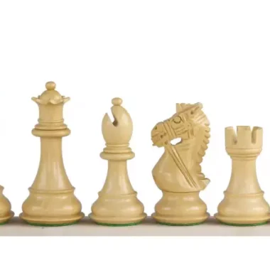 Pièces d'Échecs Staunton Mariage Royal en Bois de Buis et Acacia
