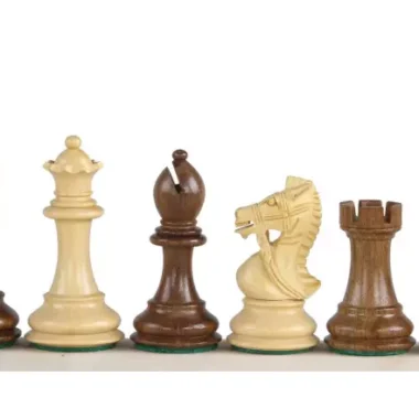 Pièces d'Échecs Staunton en Bois d'Acacia et Buis
