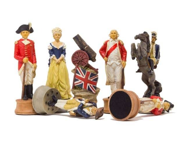 Jeu Echecs Guerre civile Americaine et Echiquier avec Rangement