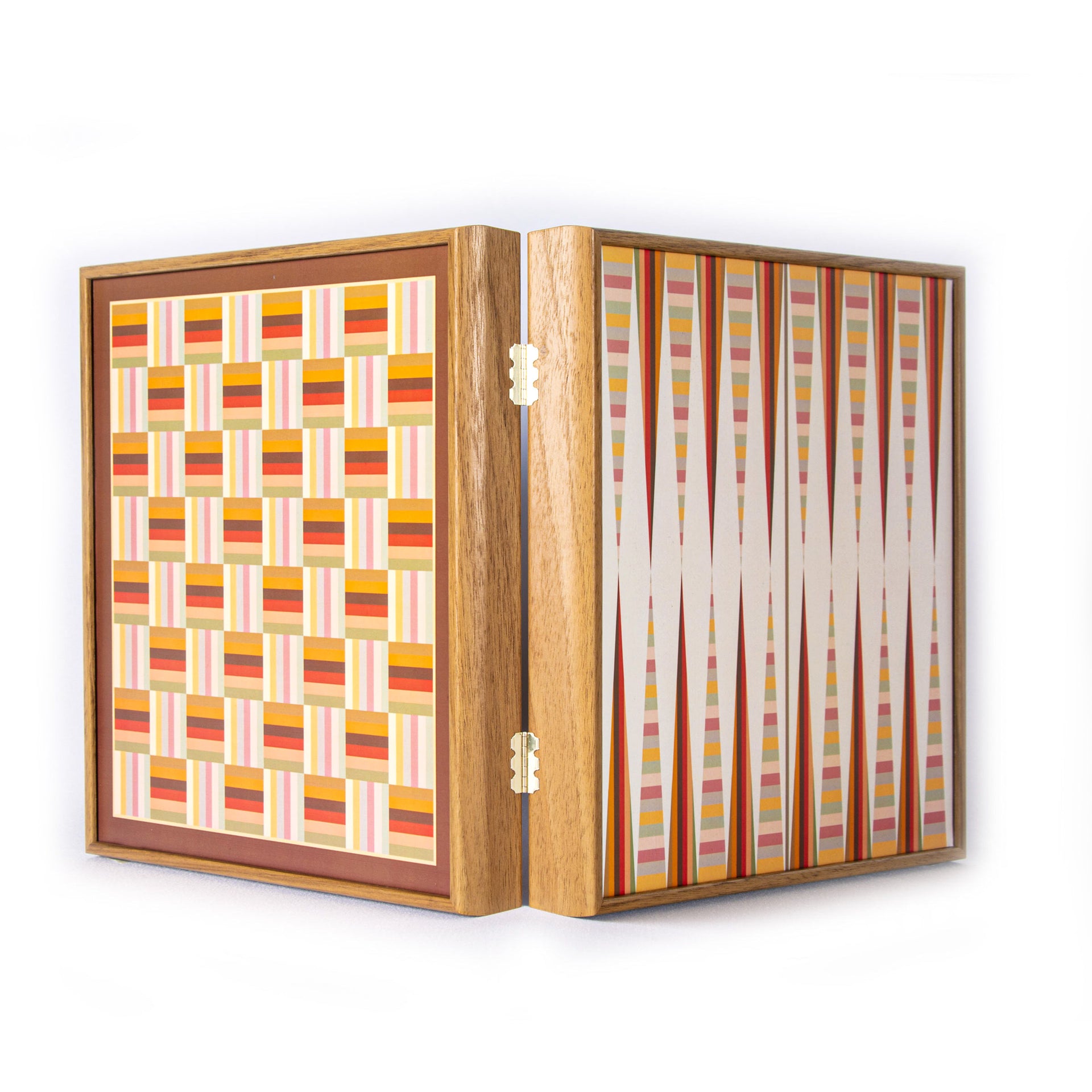4-in-1 Gesellschaftsspiel aus Holz: Schach, Backgammon, Ludo, Schlangen & Leitern – Bild 5