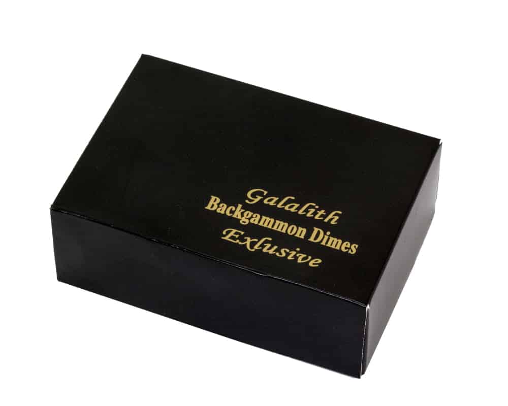 Backgammon-Steine aus Galalith - Set mit 30 - 3 Farben – Bild 11